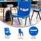 Emma and Oliver Jacobs Stackable Flex Comfort Classroom Chair with Ergonomic Flex Back and Heavy-Duty, Powder-Coated Steel Frame